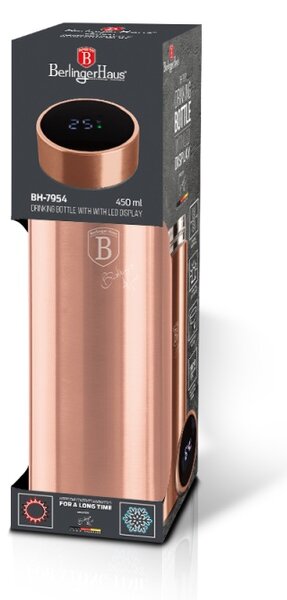 Termoska nerez s LED displejem 450 ml Rosegold Metallic Line