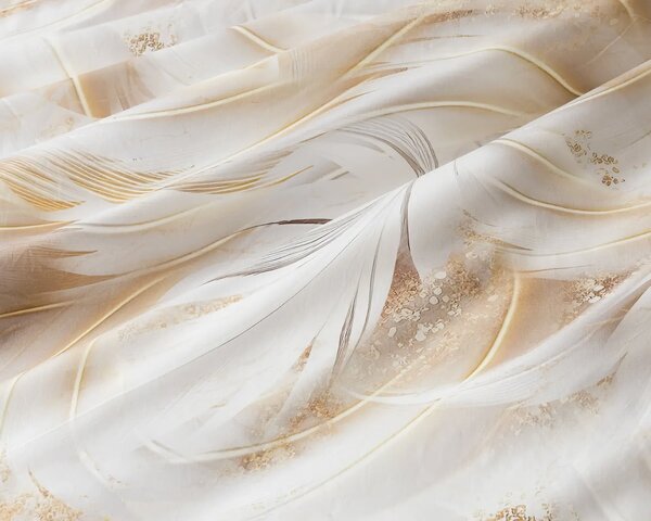 Matějovský Povlečení EMBER, peříčka, béžové, mako jersey, 140x200cm + 70x90cm