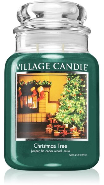Village Candle Christmas Tree vonná svíčka (Glass Lid) 602 g