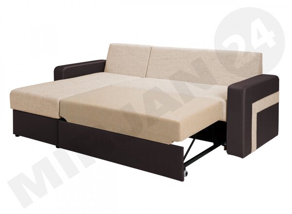 Rohová sedací souprava Alaska, Potah: ekokůze Soft 066 + Lawa 01, Strana: pravá 5902928046663