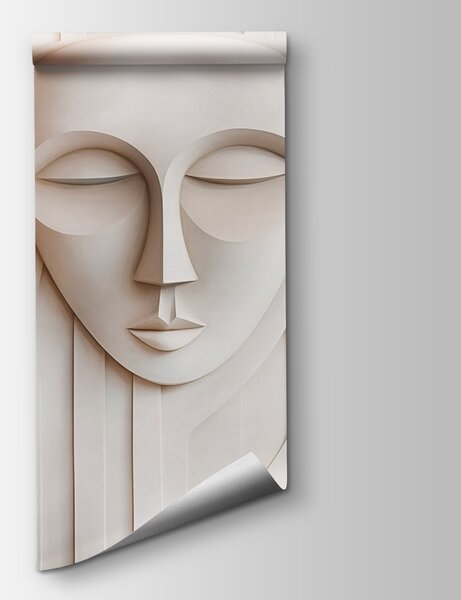 Fototapeta Skupina bílých masek, 3D fototapety, Populární fototapety, w03733 - Tapeko.co.cz