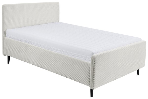 ČALOUNĚNÁ POSTEL, 140/200 cm krémová MID.YOU - Jednolůžkové postele, Online Only