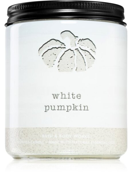 Bath & Body Works White Pumpkin vonná svíčka s esenciálními oleji 198 g