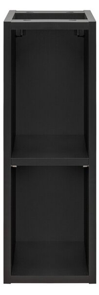 Koupelnový regál pod pracovní desku XILO černý 20cm