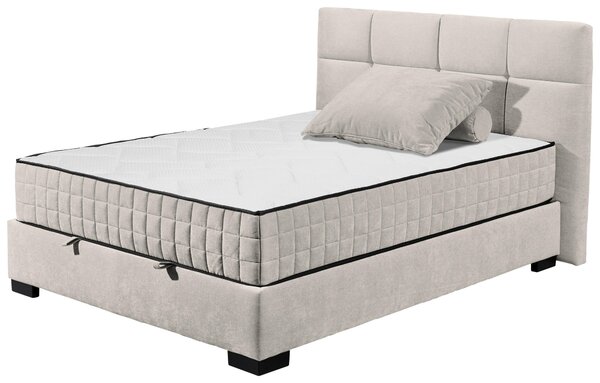 AMERICKÁ POSTEL, 120/200 cm, béžová MID.YOU - Postele s úložným prostorem, Online Only