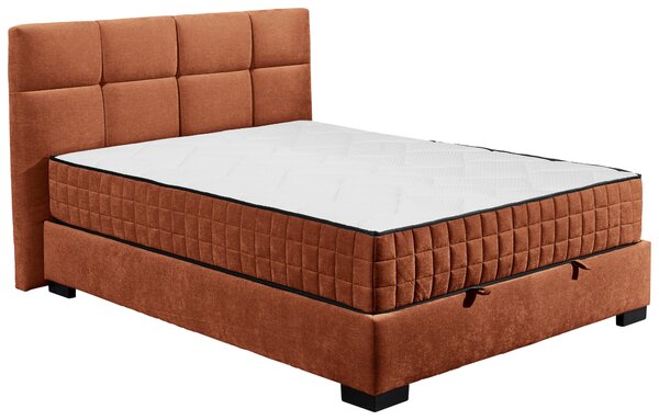 AMERICKÁ POSTEL, 120/200 cm, koňaková MID.YOU - Postele s úložným prostorem, Online Only