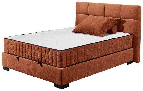 AMERICKÁ POSTEL, 120/200 cm, koňaková MID.YOU - Postele s úložným prostorem, Online Only