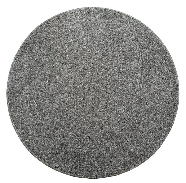 Vopi, Kusový koberec Apollo Soft hnědý kruh, 80x80 (průměr) kruh, hnědá, chodba / předsíň
