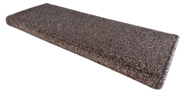 Vopi Nášlapy na schody Apollo Soft hnědý obdélník - 24x65 obdélník (rozměr včetně ohybu)