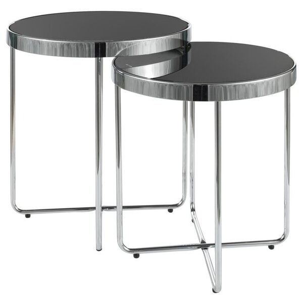 Přístavný stolek SOGO stříbrná