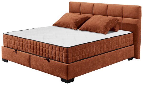 AMERICKÁ POSTEL, 160/200 cm, koňaková MID.YOU - Postele s úložným prostorem, Online Only