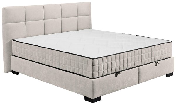 AMERICKÁ POSTEL, 180/200 cm, béžová MID.YOU - Postele s úložným prostorem, Online Only