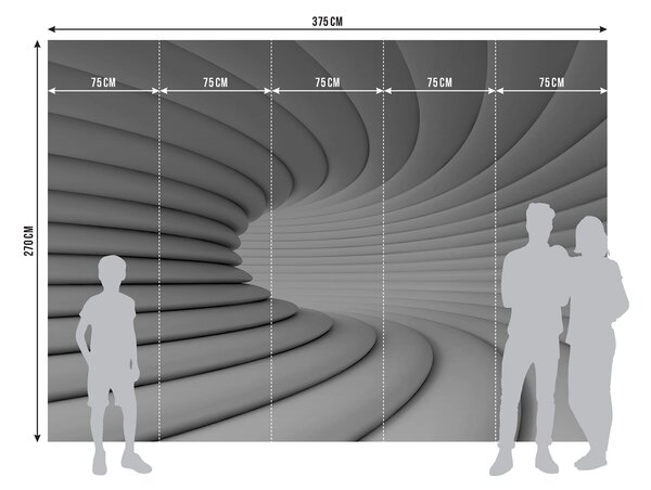Fototapeta na míru Futuristická Abstrakce | Vliesová fototapeta na zed' | DFTNXXL2417