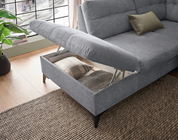 SEDACÍ SOUPRAVA, textil, šedá MID.YOU - Sedací soupravy, Online Only