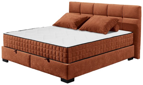 AMERICKÁ POSTEL, 180/200 cm, koňaková MID.YOU - Postele s úložným prostorem, Online Only