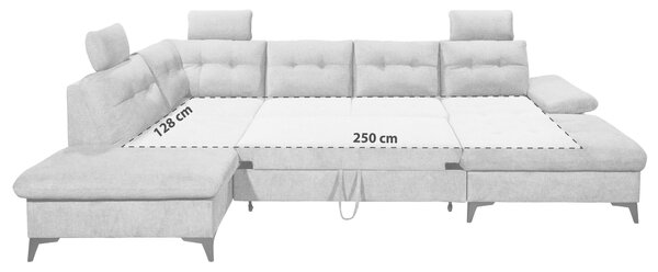 SEDACÍ SOUPRAVA, textil, modrá MID.YOU - Sedací soupravy, Online Only