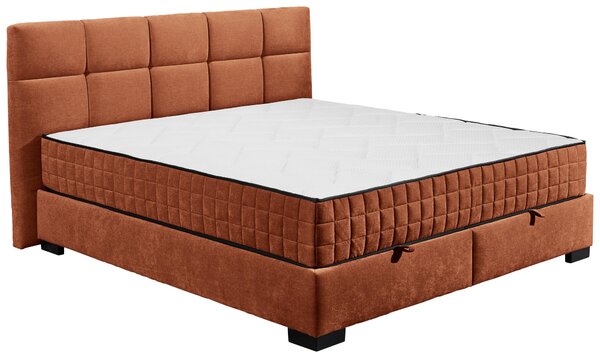 AMERICKÁ POSTEL, 180/200 cm, koňaková MID.YOU - Postele s úložným prostorem, Online Only