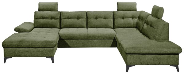 SEDACÍ SOUPRAVA, textil, olivově zelená MID.YOU - Sedací soupravy, Online Only