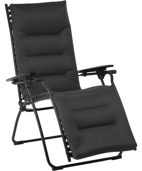 Sada relaxační křeslo Lafuma EVOLUTION BatylineDUO šedá Obsidian a potah Becomfort šedá Dark Grey