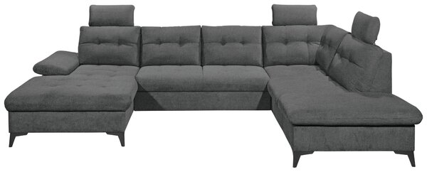SEDACÍ SOUPRAVA, textil, barvy grafitu MID.YOU - Sedací soupravy, Online Only