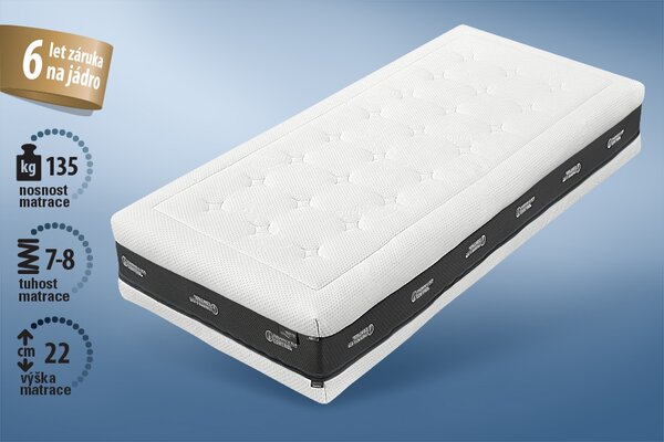 Tropico Matrace Super Fox Visco 22 cm Wellness Rozměr: 90 x 200 cm