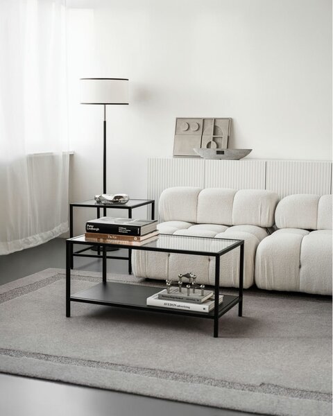 Šedý vlněný koberec 160x230 cm Morphic Rocca – Agnella