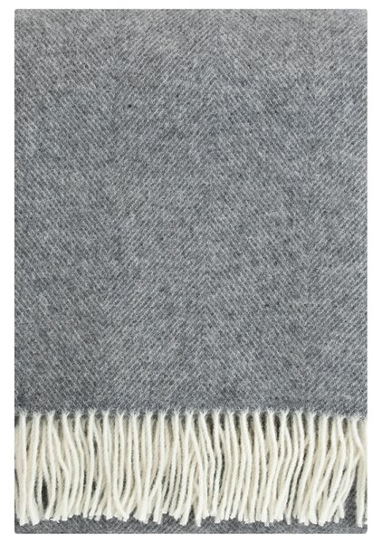 Vlněná deka Arvo 130x180, šedá / Finnsheep