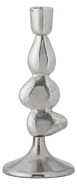 Kovový svícen Metina Silver 21 cm