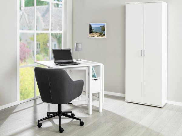 VÍCEÚČELOVÁ SKŘÍŇ, bílá, 70/189/34 cm MID.YOU - Regály na šanony, Online Only