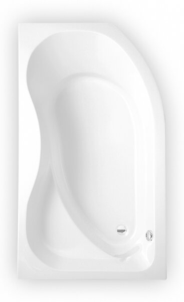 Roth ACTIVA 150 asymetrická rohová vana 150 x 90 cm 8410000 levá akrylátová
