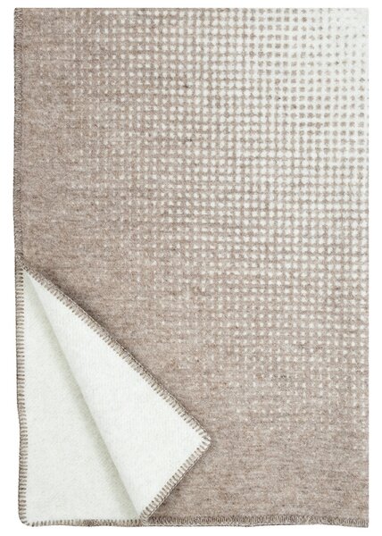 Vlněná deka Juhannus 100x150, béžová / Finnsheep