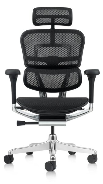 Kancelářská ergonomická židle SIRIUS Q24 NEO – celosíť, černá, nosnost 150 kg, záruka 3 roky