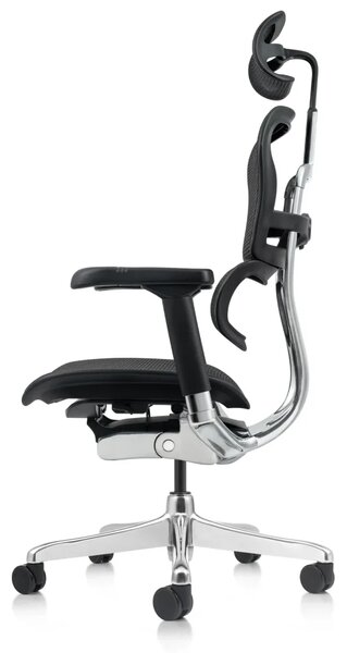 Kancelářská ergonomická židle SIRIUS Q24 NEO – celosíť, černá, nosnost 150 kg, záruka 3 roky