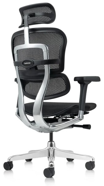 Kancelářská ergonomická židle SIRIUS Q24 NEO – celosíť, černá, nosnost 150 kg, záruka 3 roky