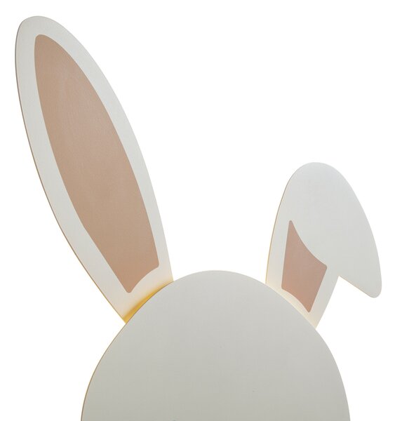 Dětské nástěnné svítidlo béžové s detaily vč. LED s 3-stupňovým stmíváním - Benny the Bunny