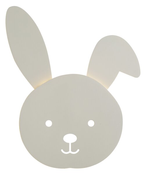 Dětské nástěnné svítidlo béžové vč. LED 3-stupňové stmívatelné - Benny the Bunny