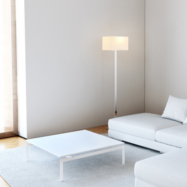 PLAZA stojanová bílá chrom 230V E27 42W - RED - DESIGN RENDL