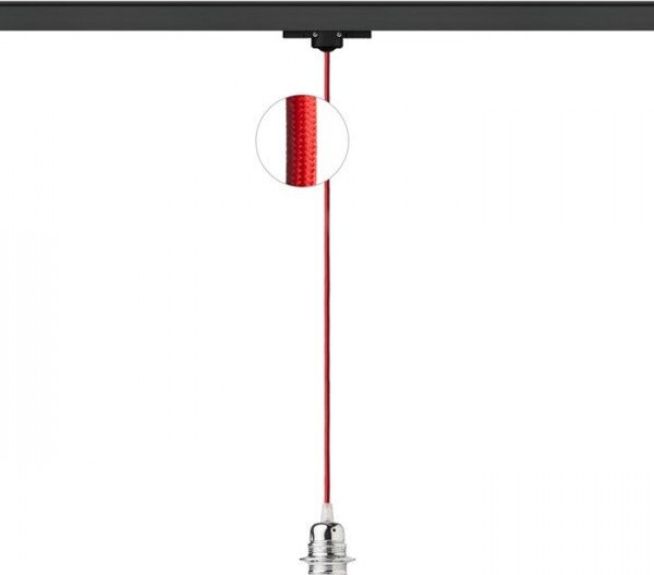 ELISA pro tříokr. lištu ČA+ČEK+CHO 230V E27 28W - RED - DESIGN RENDL