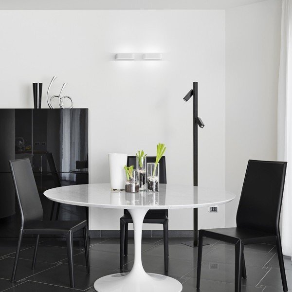 FADO stojanová černá 230V LED 2x3W 45° 3000K - RED - DESIGN RENDL