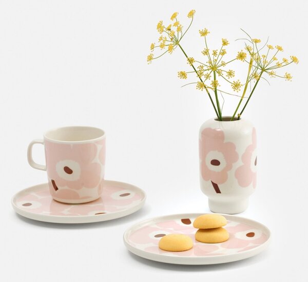 Marimekko Váza Unikko, růžovo-kaštanová