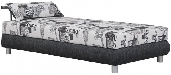 Blanář Adriana postel vč. roštu a matrace 110 x 200 cm, černá