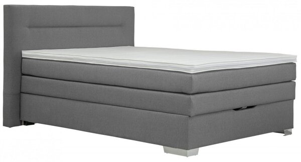 Blanář Doria postel vč. roštu a matrace 140 x 200 cm, šedá