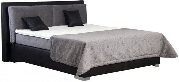 Blanář Emilia postel vč. roštů a matrací 180 x 200 cm, šedá