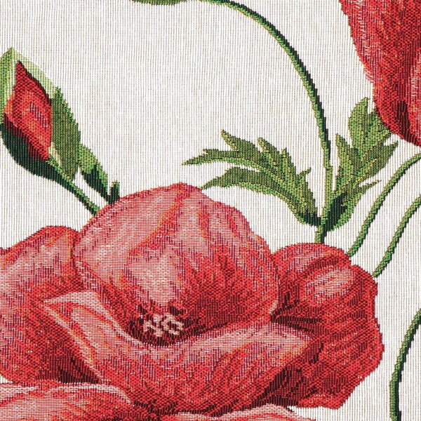 Prostírání MOTIV poppy bíločervená prostírání cca 30 x 45 cm