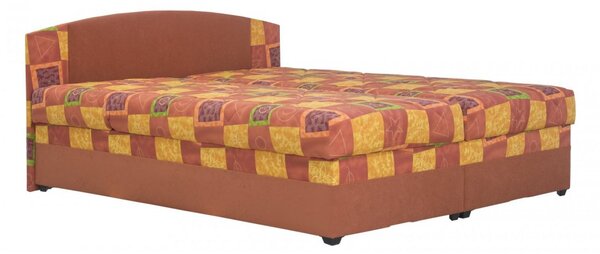 Blanář Kappa postel vč. roštů a matrací 160 x 200 cm, oranžová
