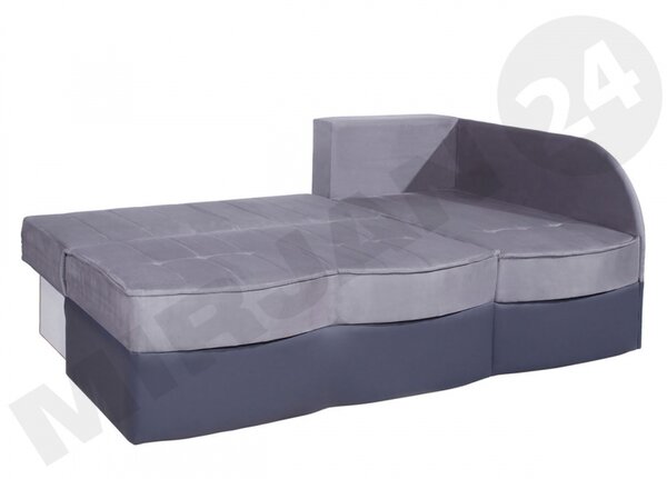 Rohová sedací souprava Dido, Potah: ekokůže Soft 20 + Alcala 22 + Amber 070, Strana: pravá 5902928067064