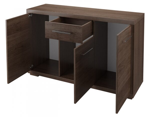 Komoda 3D3S Kelly KL06, Barva: santana 5902928808896