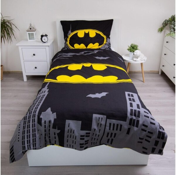 Jerry Fabrics Povlečení Batman The Emblem 140x200, 70x90 cm