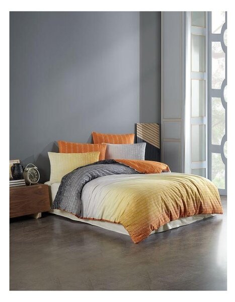B.E.S. - Petrovice, s.r.o. Povlečení BAVLNA RENFORCE GOLD - Brezee Yellow 200 x 220 + 2x 70 x 90