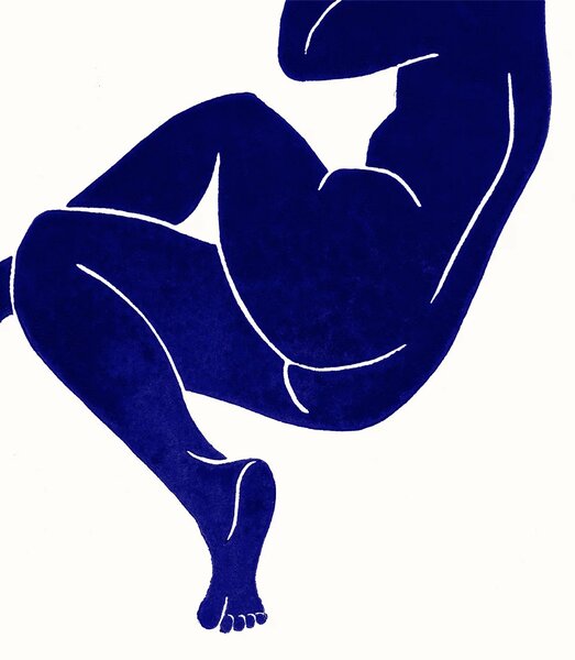 Paper Collective designové moderní obrazy Linocut III (50 x 70 cm)